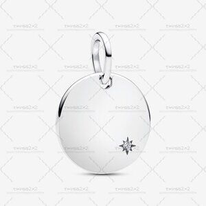 Pandora Engravable Lab-Grown Diamond Tag Pendant